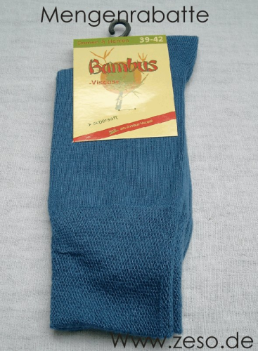 3 Paar Bambus Socken 39-42 jeans